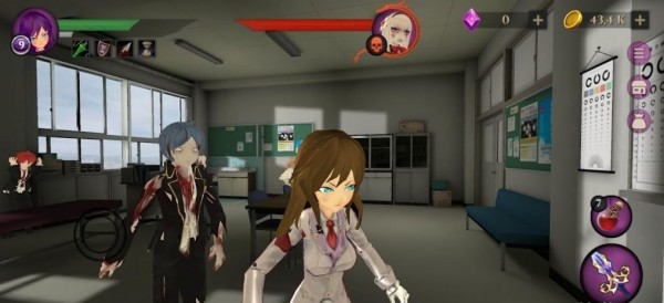 动漫高校僵尸模拟器中文版截图