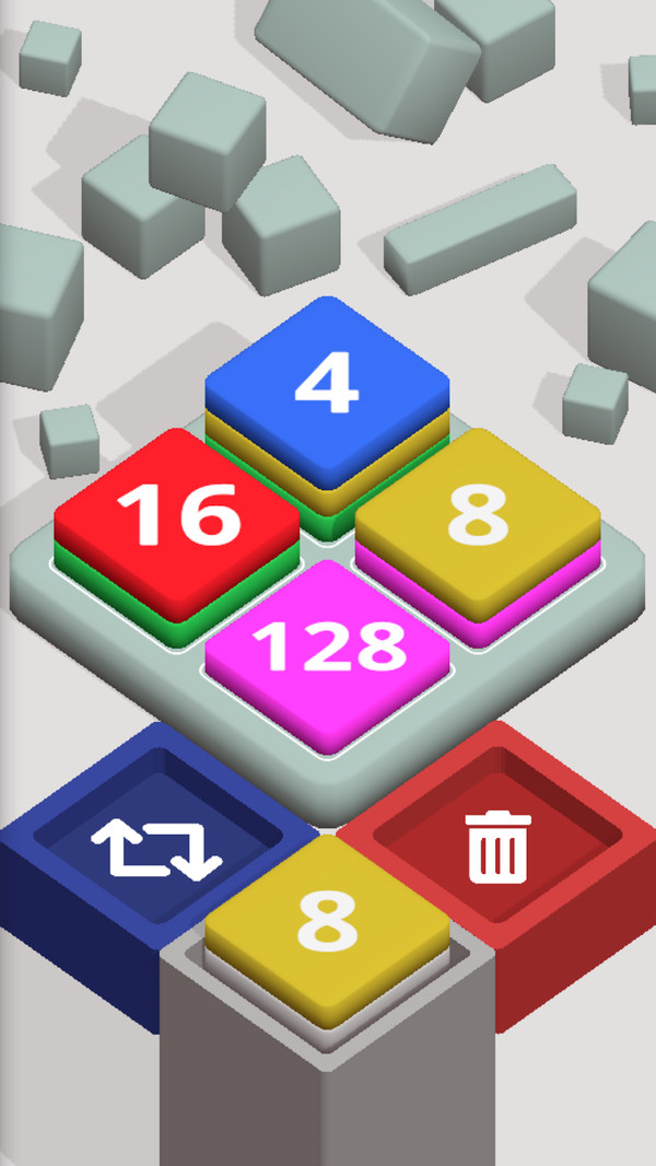 2048方块堆栈截图