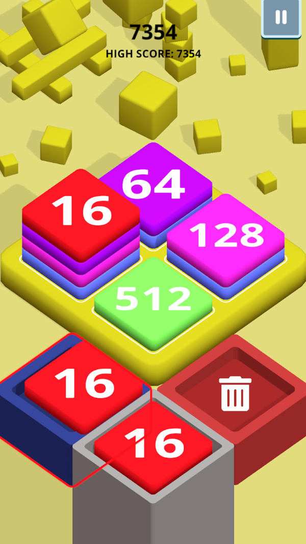 2048方块堆栈截图