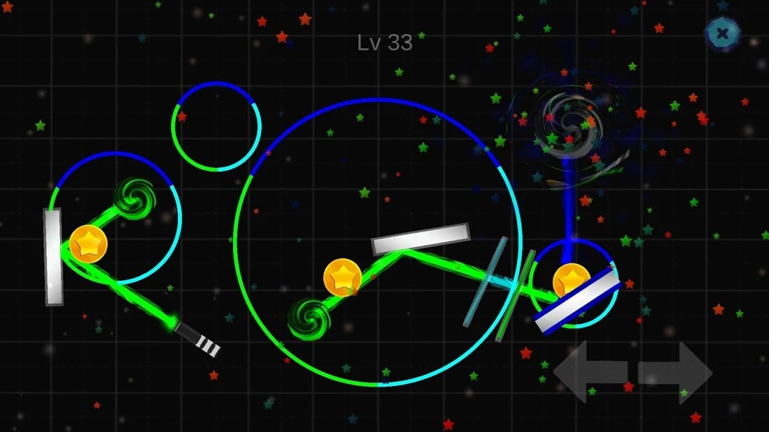 霓虹激光黑洞截图