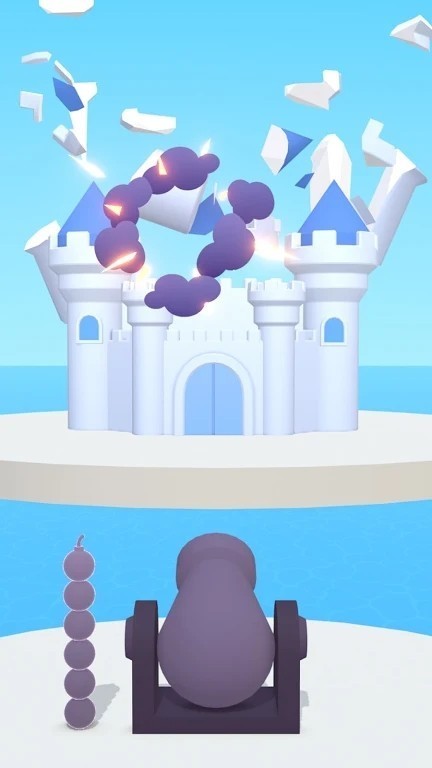 发射炸毁城堡截图