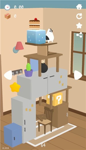 猫咪掉下来啦截图