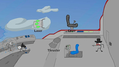 火柴人亨利潜入飞艇截图