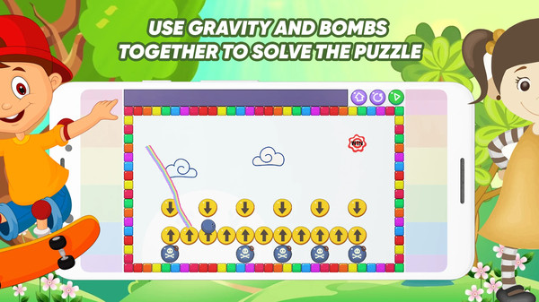 物理彩虹球截图