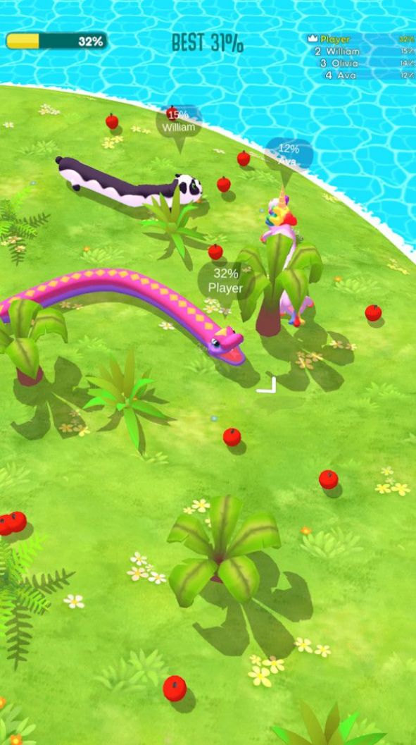 卡通贪吃蛇3D截图