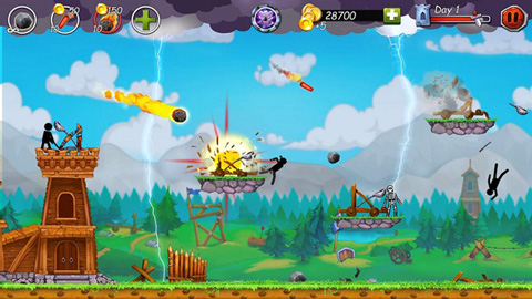 火柴人守卫城堡无限金币截图