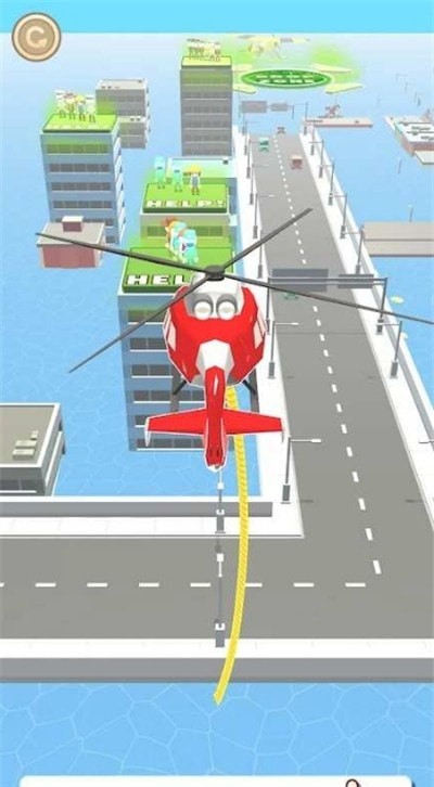 直升机救援飞行截图