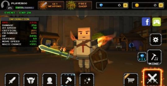 像素刀锋手机版截图