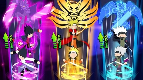 火柴人忍者对战3v3截图