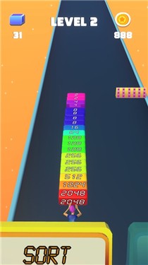 2048合并冲刺截图