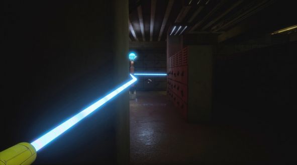 恐怖蓝色玩偶游戏截图