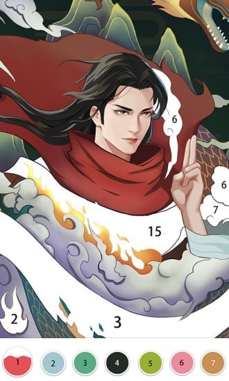 快乐涂数字填色截图