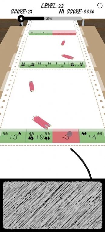 笔触画线跑截图