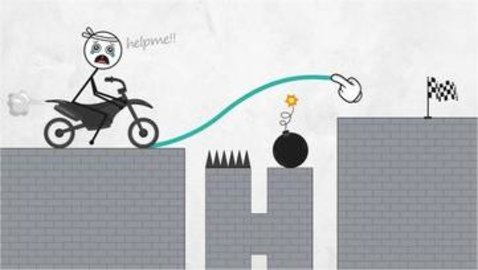 绘制吊桥截图
