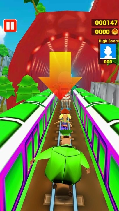 英雄异形地铁力冲刺跑截图